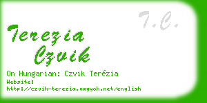 terezia czvik business card